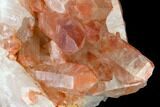 Natural, Red Quartz Crystal Cluster - Morocco #153764-2